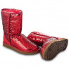 UGG CLASSIC SHORT SPARKLES RED